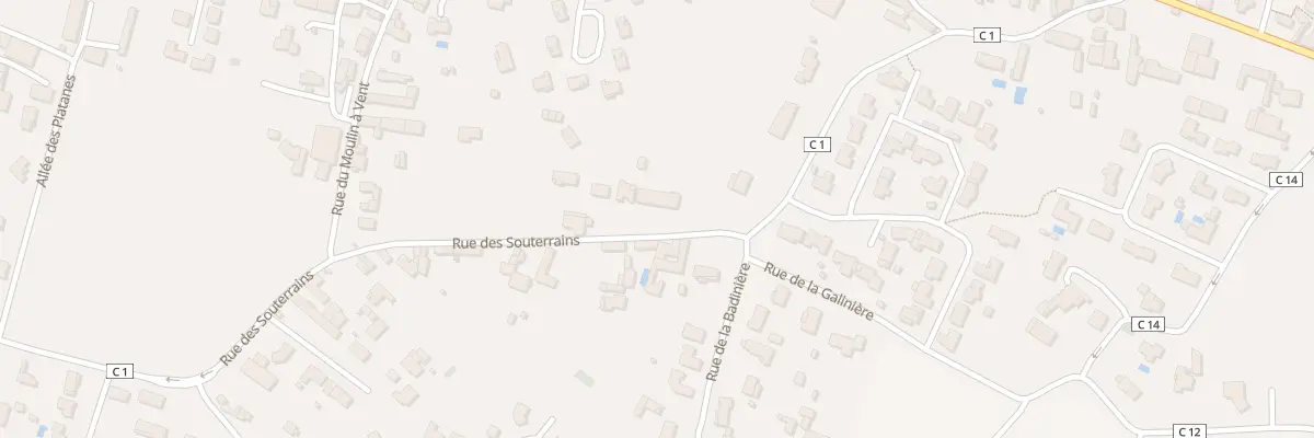 Plan du 40 Rue des Souterrains à Fressines