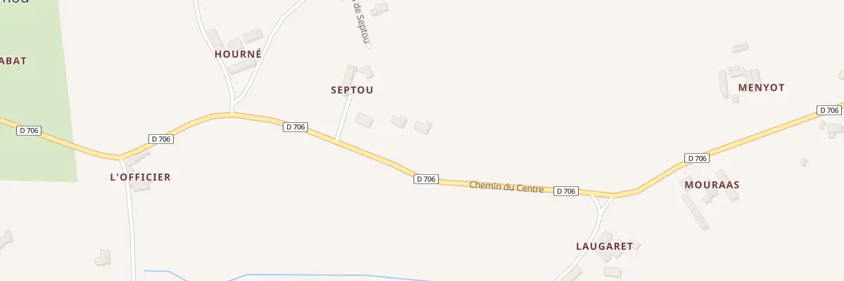 Plan du 55T Che du Centre à Saint-Armou