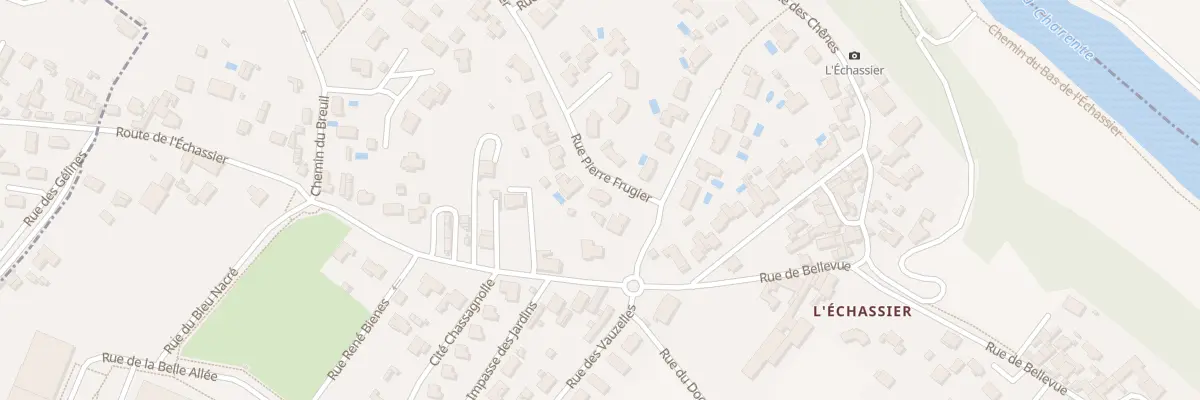 Plan du 1 Rue Pierre Frugier à Châteaubernard