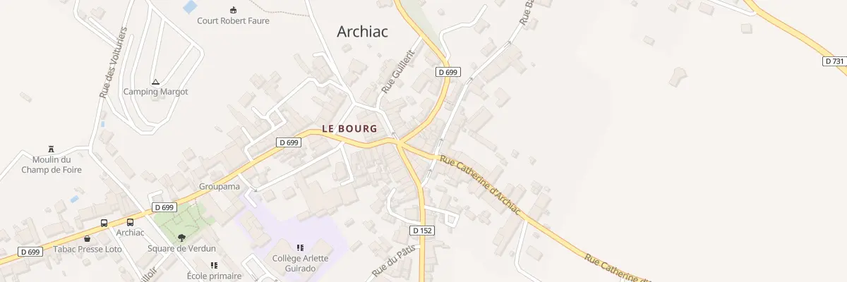 Plan du 5 Rue Catherine d’Archiac à Archiac