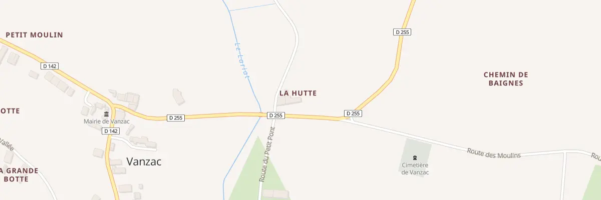 Plan du 5080 Hutte à Vanzac