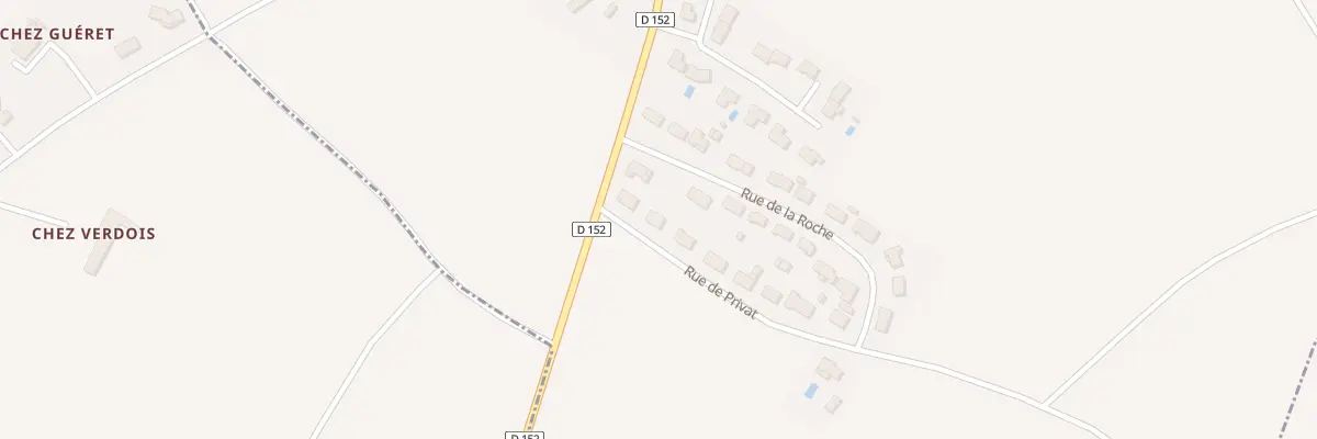 Plan du 3 Rue de Privat à Archiac