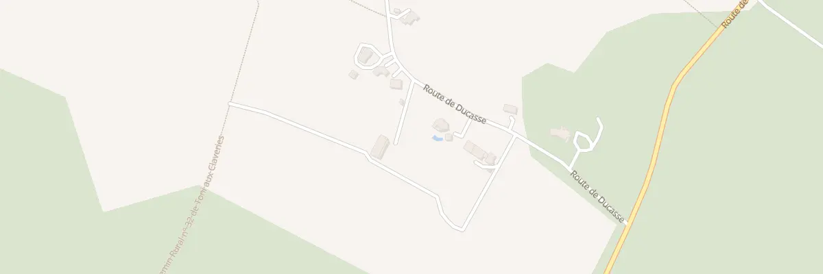 Plan du 16C Rte de Ducasse à Fargues
