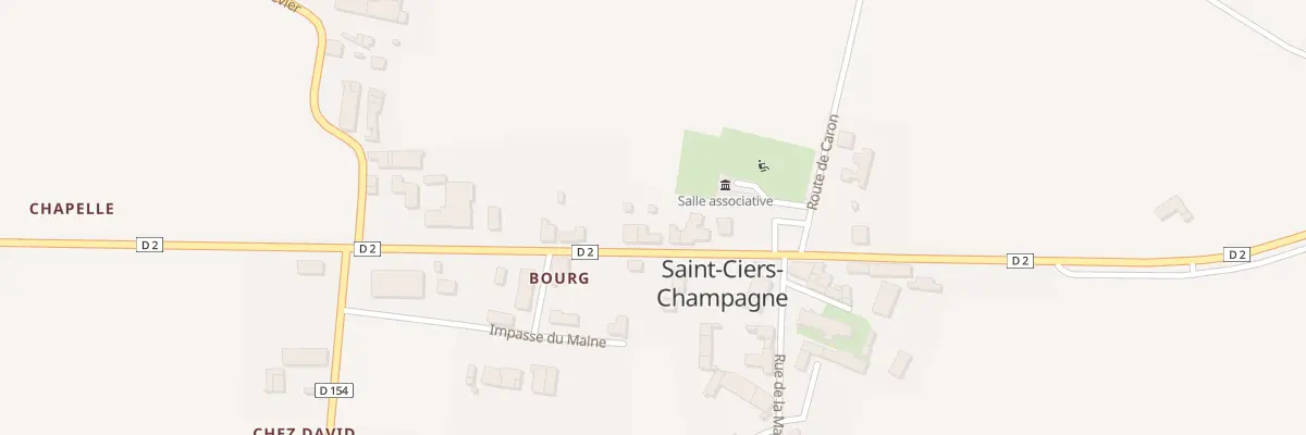 Plan du 30 Rte de Port-maubert à Saint-Ciers-Champagne