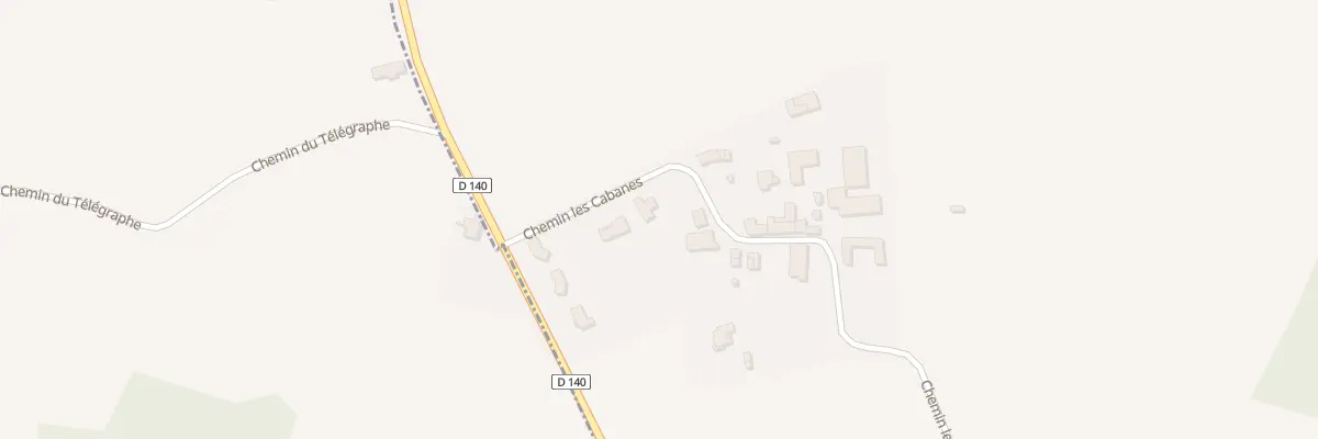 Plan du 1B Che les Cabanes à Targon