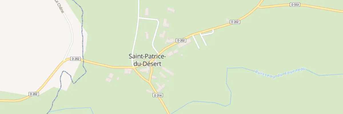 Plan du 2 Rue du Grand Clos à Saint-Patrice-du-Désert