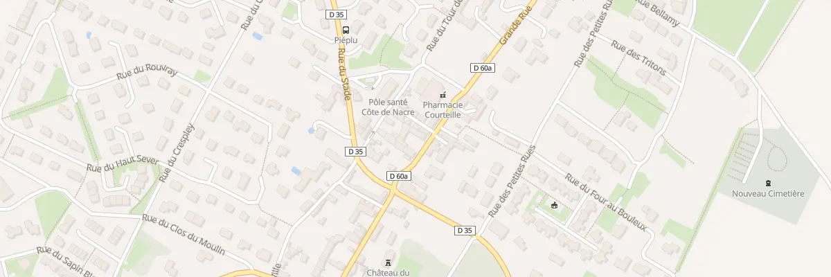 Plan du 64 Gr Grande Rue à Colleville-Montgomery