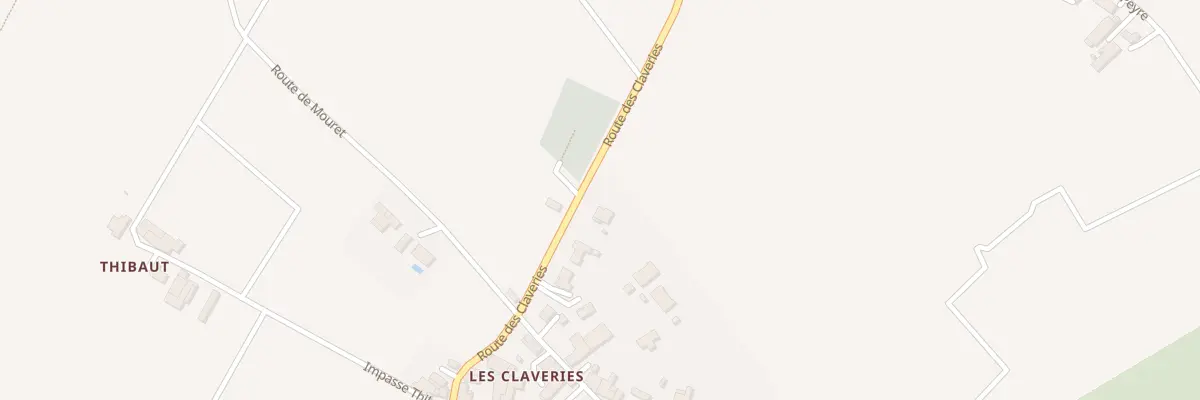 Plan du 1A Rte des Claveries à Fargues