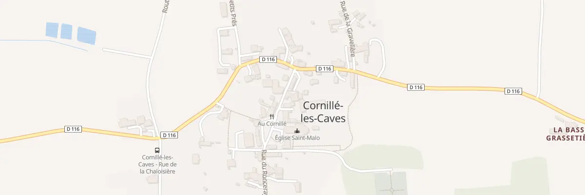 Plan du 3 Rue du Ronceray à Cornillé-les-Caves