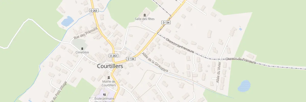 Plan du 5 Rue de l’Ormeau à Courtillers