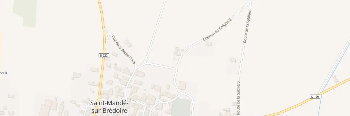 Plan du 9 Che de Cregnole à Saint-Mandé-sur-Brédoire