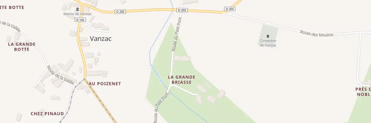 Plan du 5078A La Grande Briasse à Vanzac