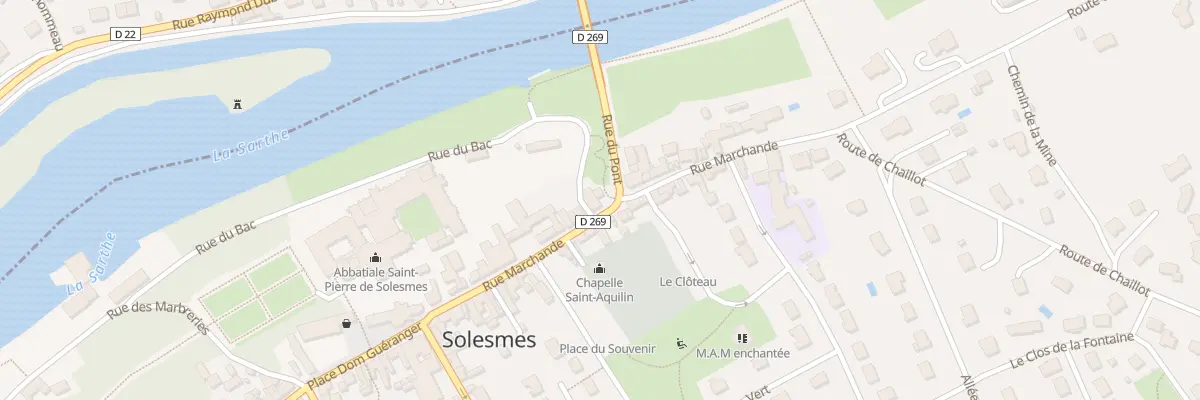 Plan du 17 Rue Marchande à Solesmes