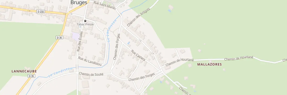 Plan du 14 Rue du Corps Franc Pommies à Bruges-Capbis-Mifaget
