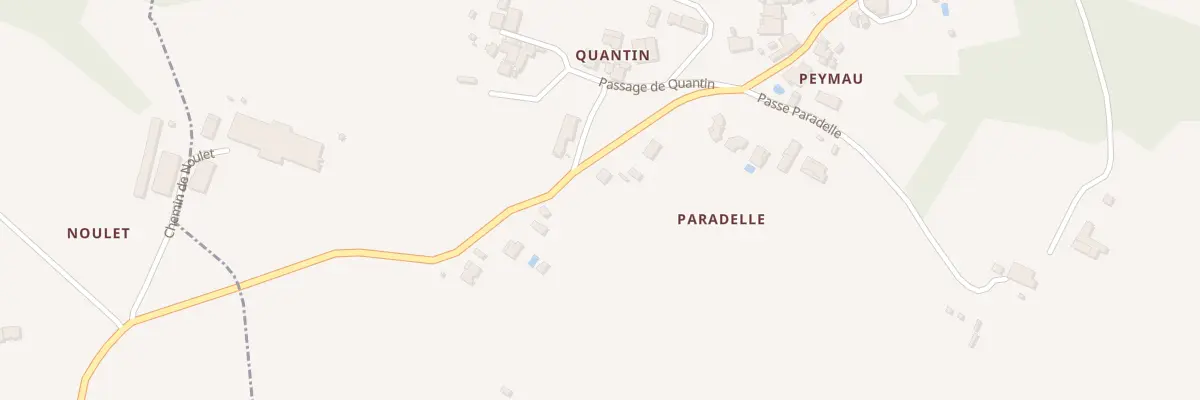 Plan du 115A Paradelle à Nérigean