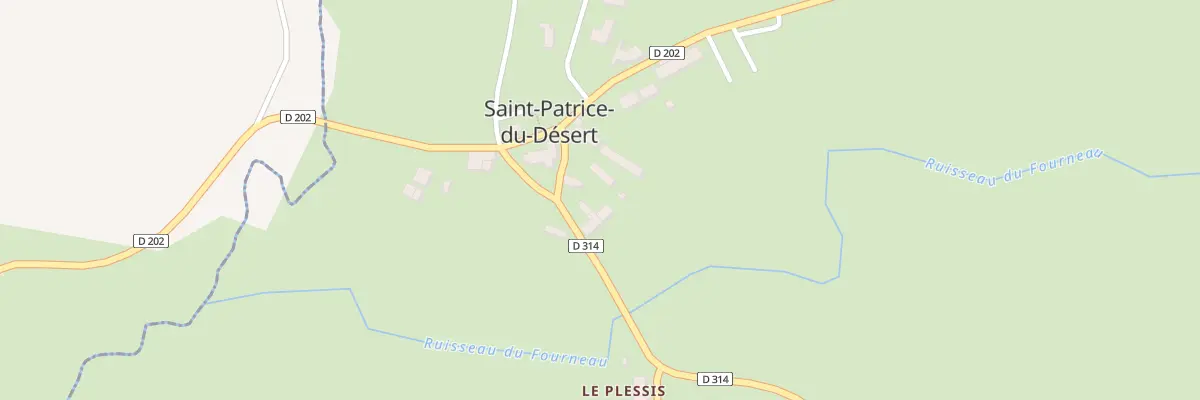 Plan du 10 Pl Saint Patrice à Saint-Patrice-du-Désert