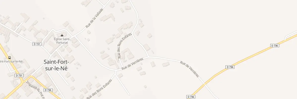 Plan du 1 Rue de Moreau à Saint-Fort-sur-le-Né