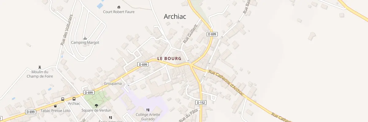 Plan du 3 Rue Catherine d’Archiac à Archiac