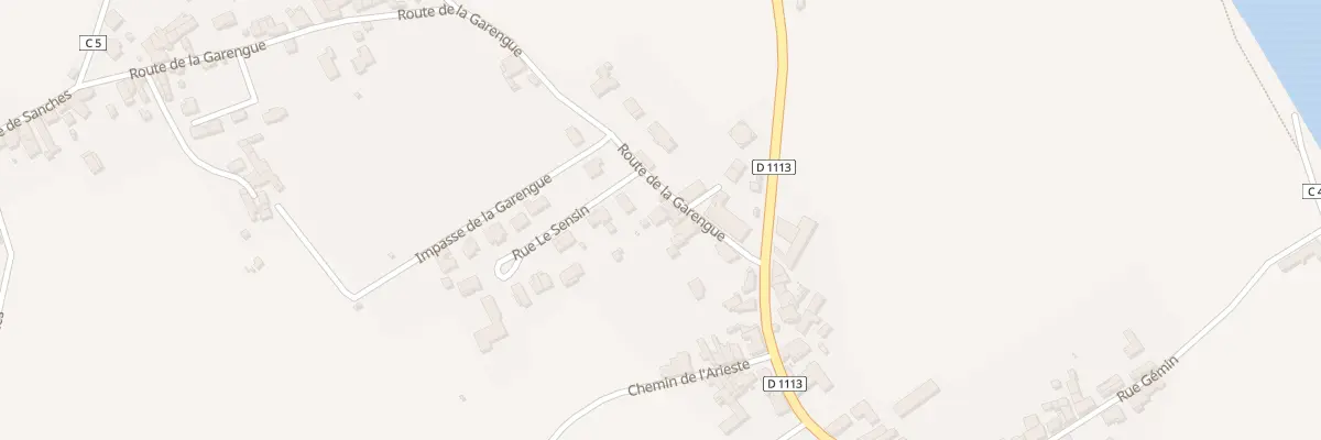 Plan du 106 Chomet à Preignac