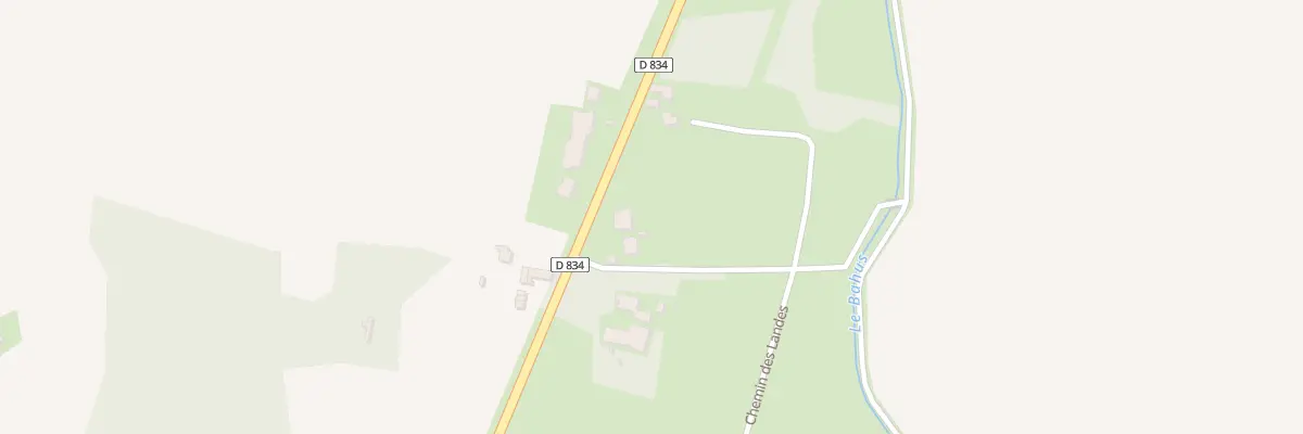 Plan du 1134 Route Departementale 834 à Boueilh-Boueilho-Lasque