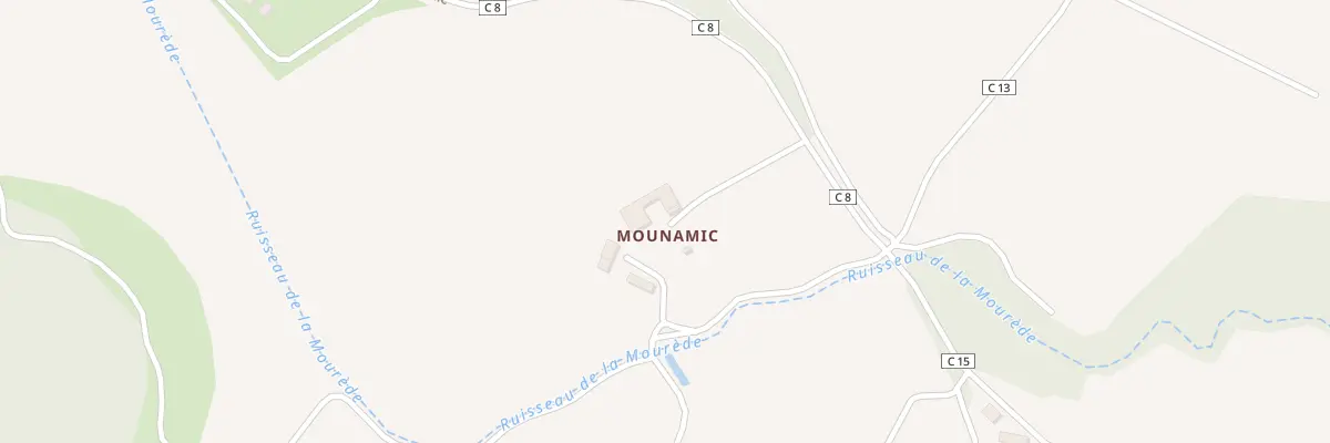 Plan du 1424 Rte de Mounamic à Cazères-sur-l’Adour