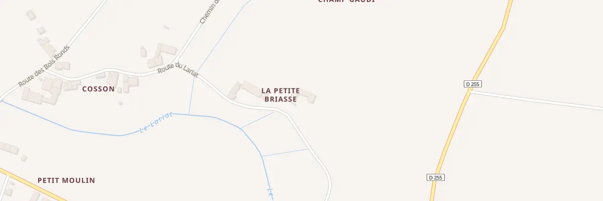 Plan du 6 Rte du Lariat à Vanzac
