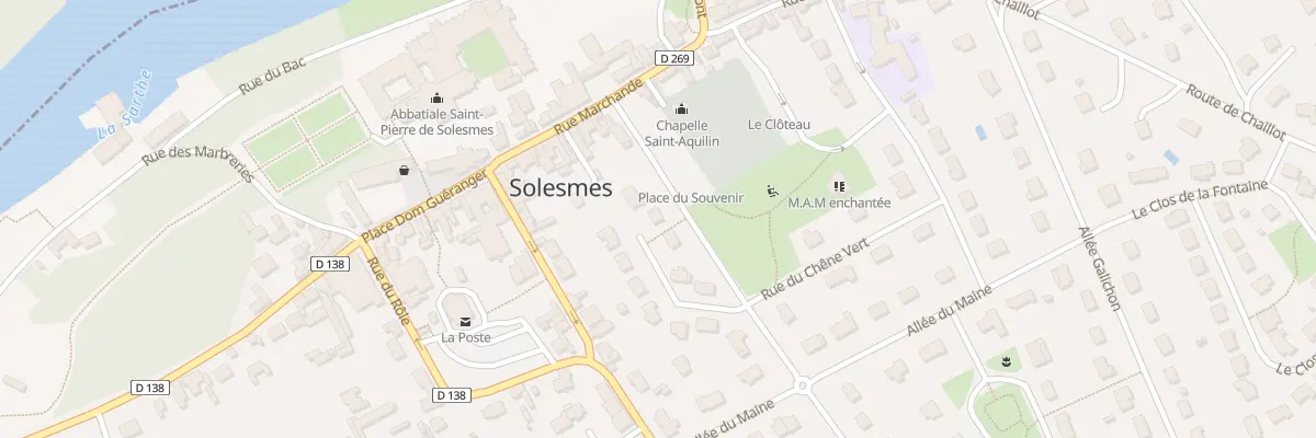 Plan du 8 Clos Saint Benoit à Solesmes