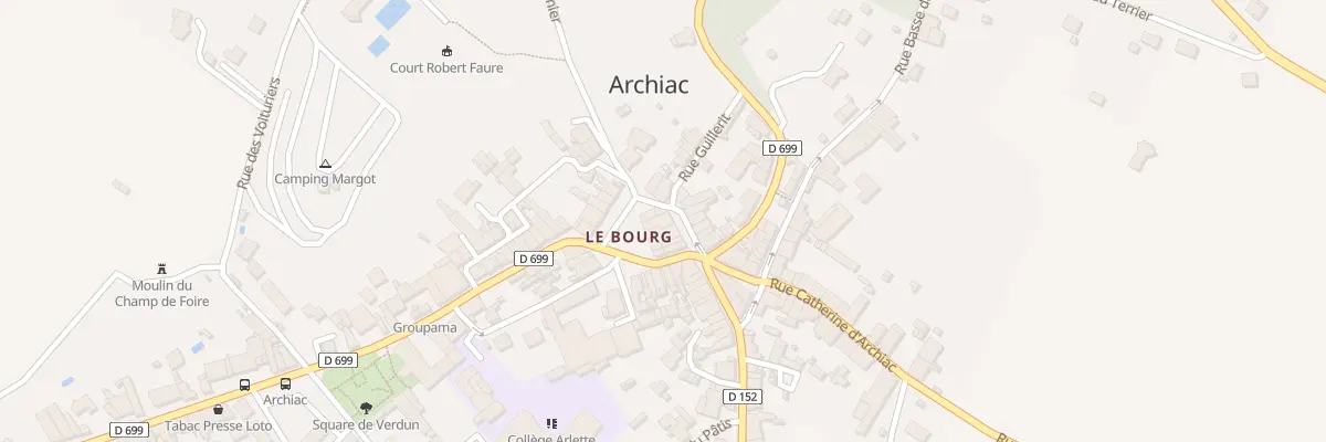 Plan du 10 Pl de la Mairie à Archiac