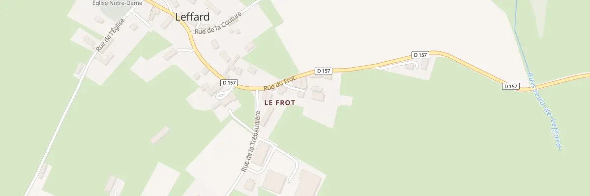 Plan du 5002 Le Frot à Leffard
