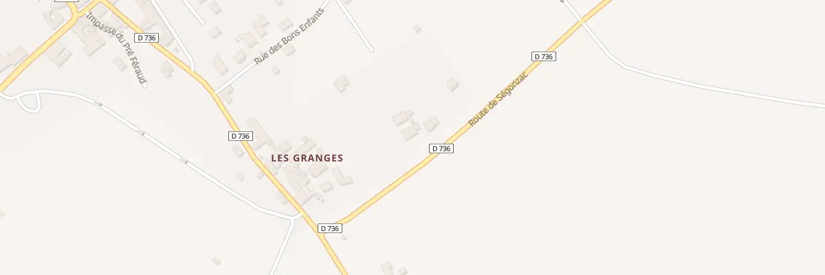 Plan du 1 Rte de Segonzac à Saint-Fort-sur-le-Né