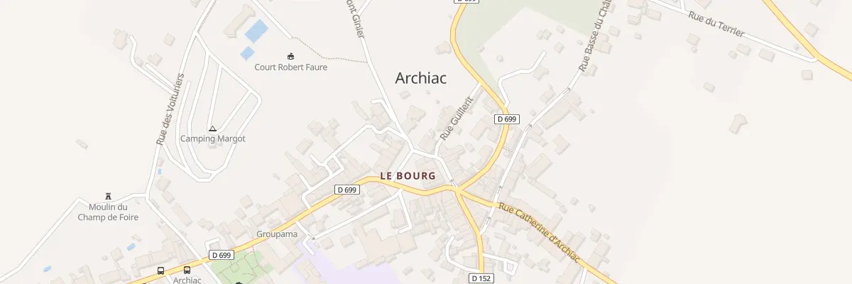 Plan du 7 Pl de la Mairie à Archiac