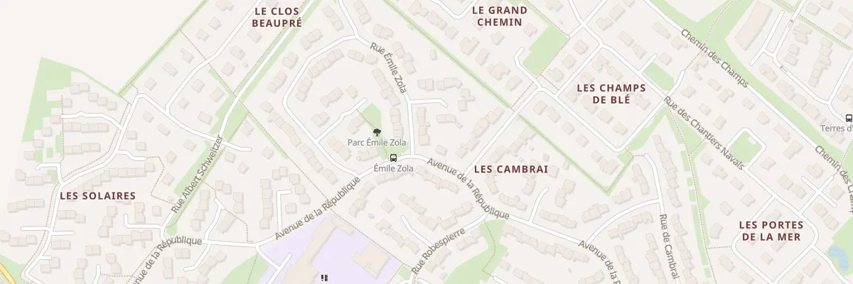 Plan du 2 Rue Émile Zola à Blainville-sur-Orne