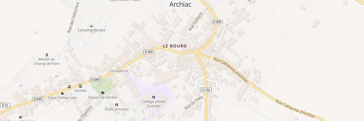 Plan du 12 Pl de la Mairie à Archiac