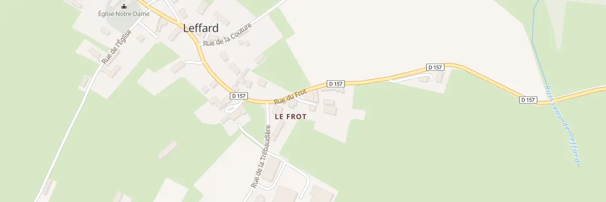 Plan du 5003 Le Frot à Leffard