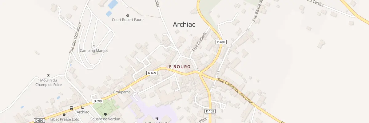 Plan du 9B Pl de la Mairie à Archiac