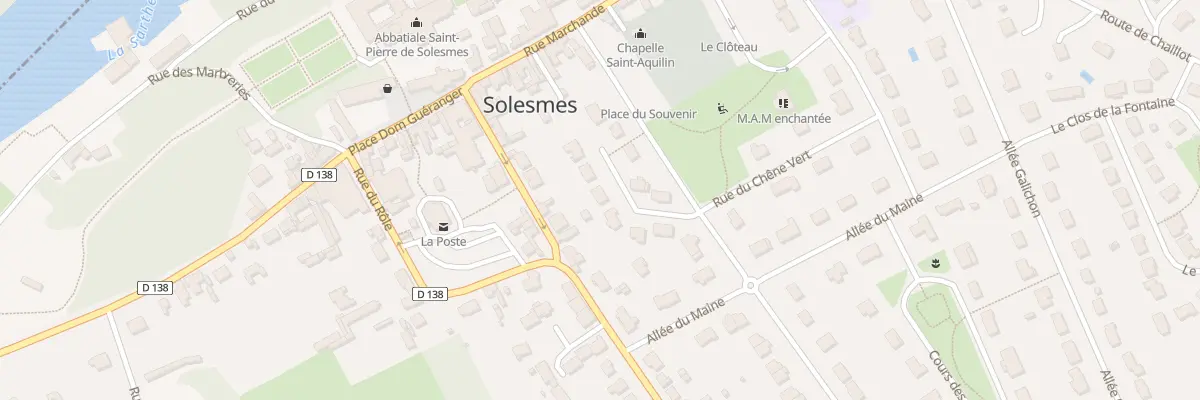 Plan du 9 Clos Saint Benoit à Solesmes