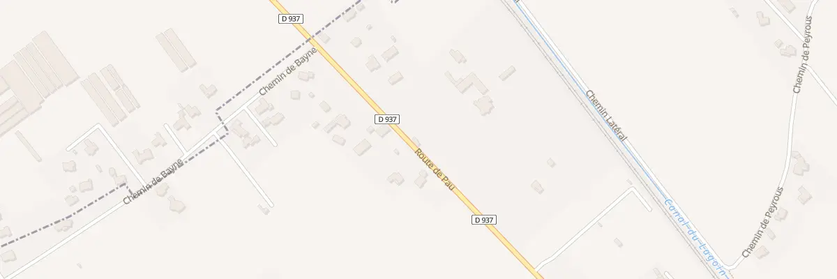 Plan du 20 Rte de Pau à Assat
