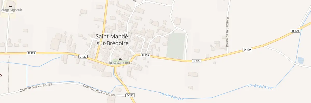 Plan du 11 Rue de la Mairie à Saint-Mandé-sur-Brédoire