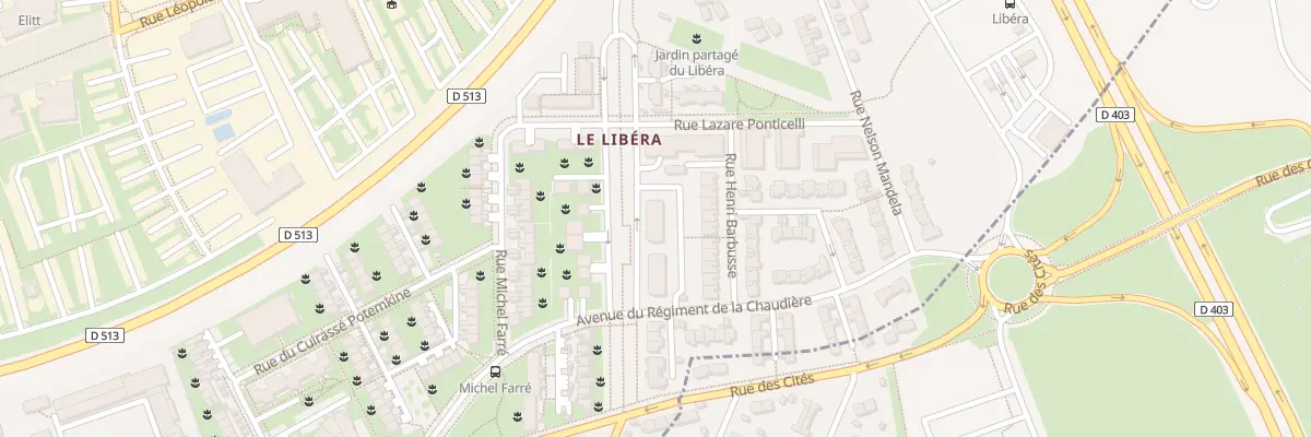 Plan du 4 Rue Lazare Ponticelli à Colombelles