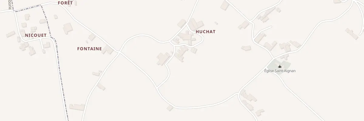 Plan du 44 Huchat à Saint-Aignan