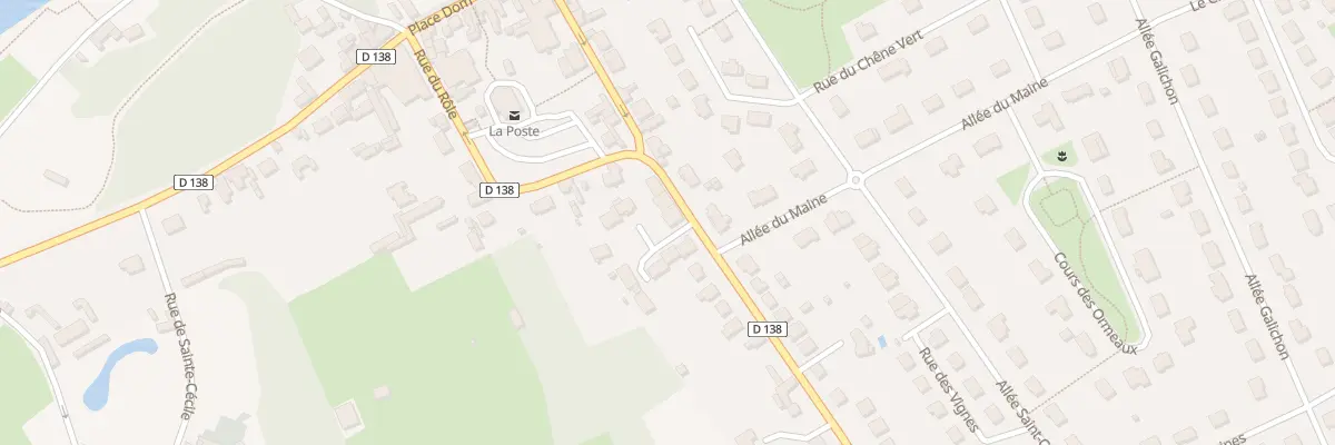 Plan du 12T Rue Angevine à Solesmes