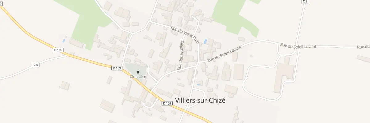 Plan du 2 Rue des Pruniers à Villiers-sur-Chizé