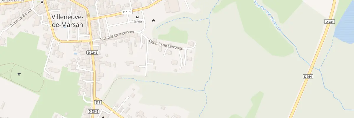 Plan du 94 Che de Larrouge à Villeneuve-de-Marsan