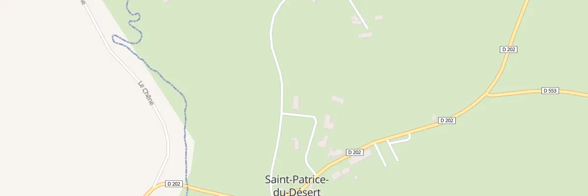 Plan du 10 Rue des Fauvettes à Saint-Patrice-du-Désert