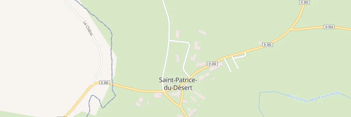 Plan du 3 Rue des Fauvettes à Saint-Patrice-du-Désert