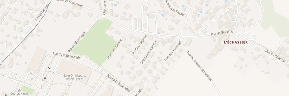 Plan du 3 Cité Chassagnolle à Châteaubernard