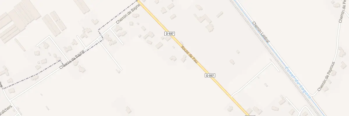 Plan du 23 Rte de Pau à Assat