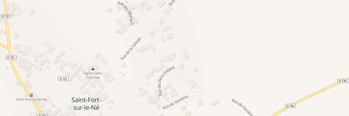 Plan du 10 Rue des Bons Enfants à Saint-Fort-sur-le-Né