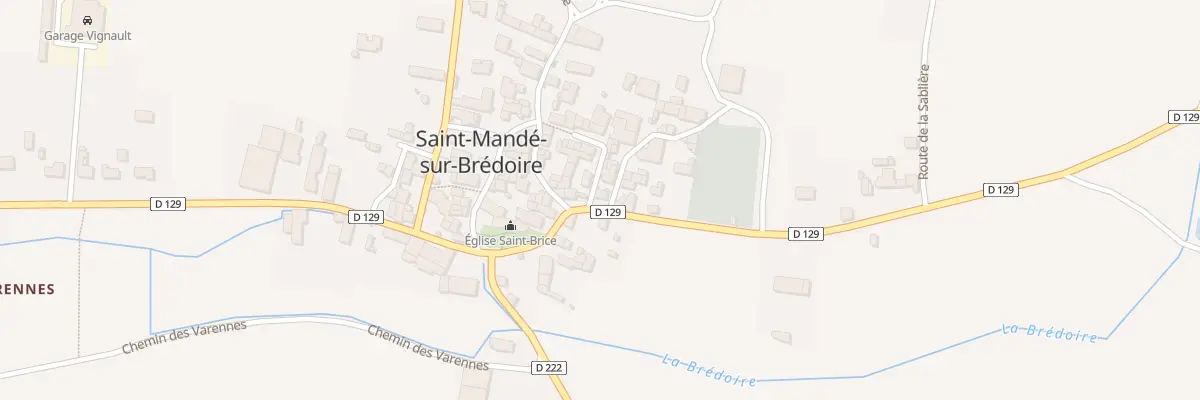Plan du 7 Rue de la Mairie à Saint-Mandé-sur-Brédoire