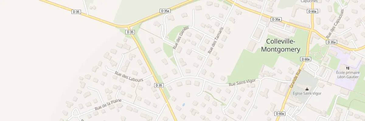 Plan du 13 Rue des Genêts à Colleville-Montgomery